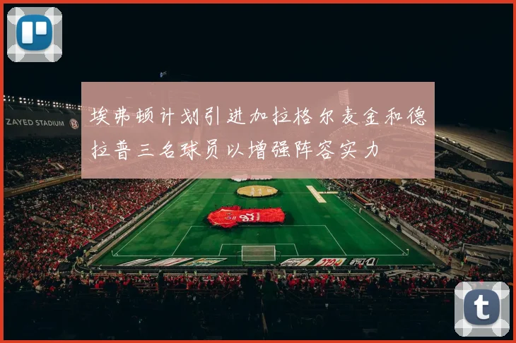 埃弗顿计划引进加拉格尔麦金和德拉普三名球员以增强阵容实力